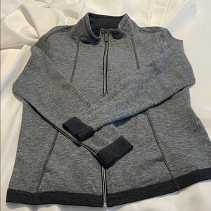 Gray Zip-Up Jacket by Teezher